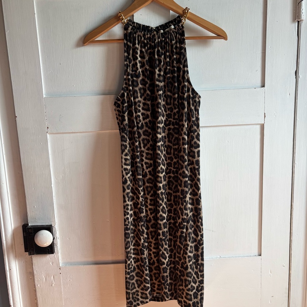 Michael Kors Slip Halter Dress